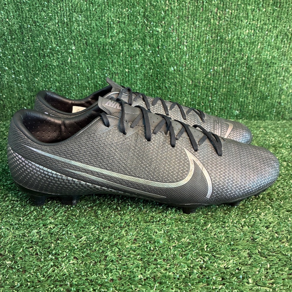 Nike Mercurial Vapor 13 AT5269-010 Academy MG Soccer Cleats Black Mens Size 10.5